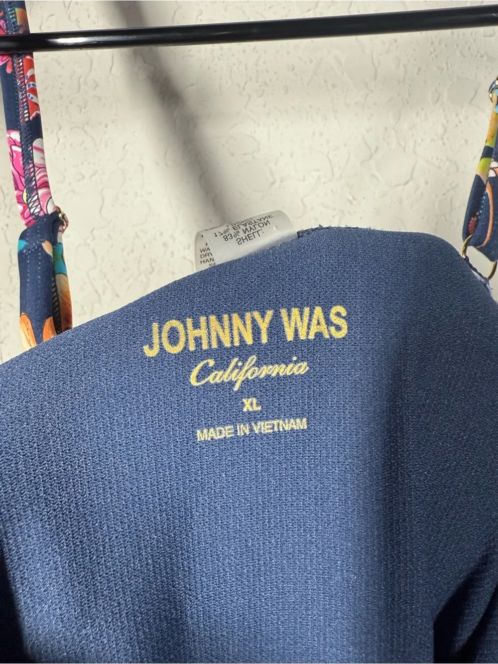 Johnny Was Ocean Dreamer Ruched One Piece Swimsuit Sz XL